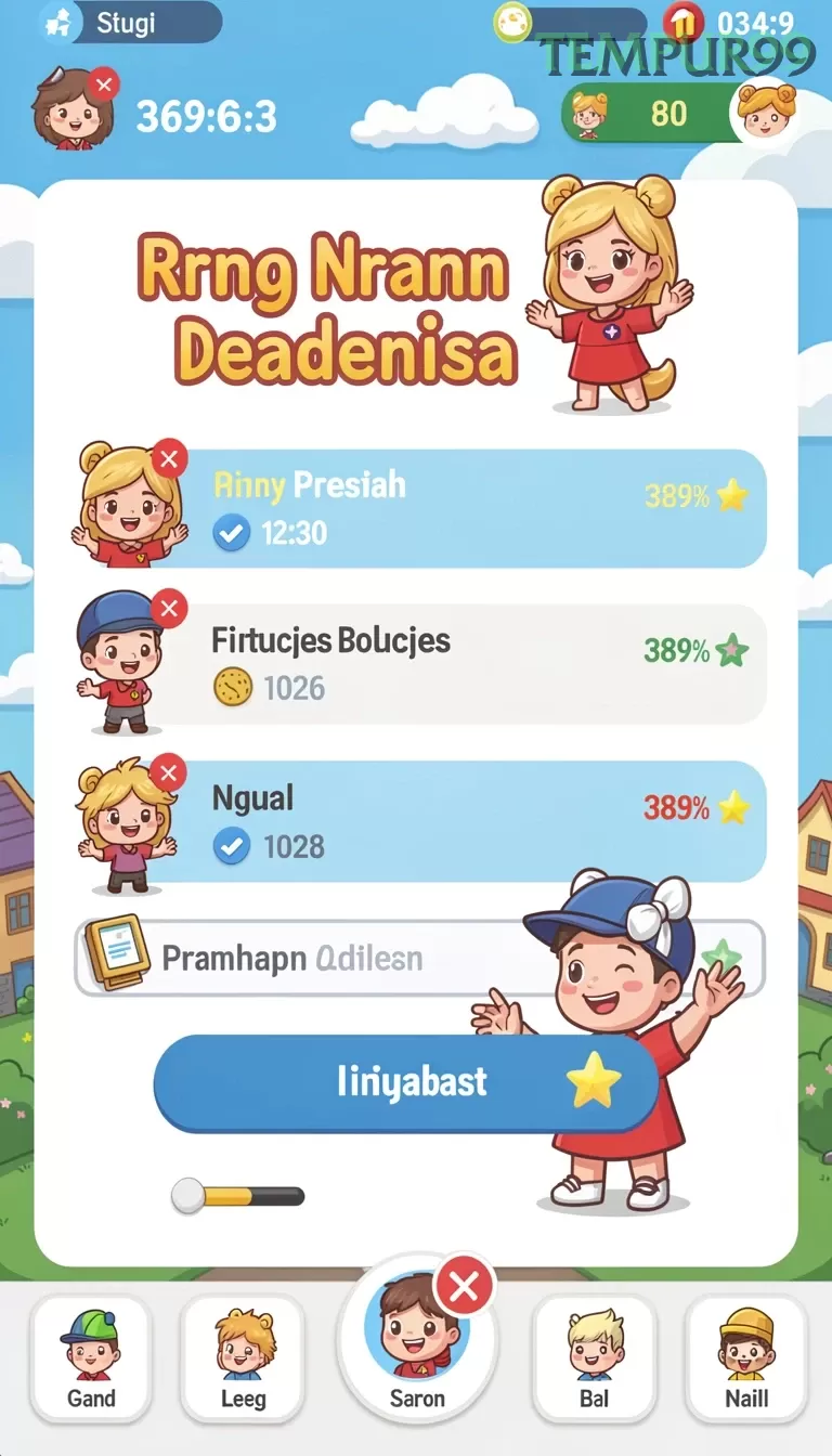 Cuplikan layar INDO126 — menu navigasi