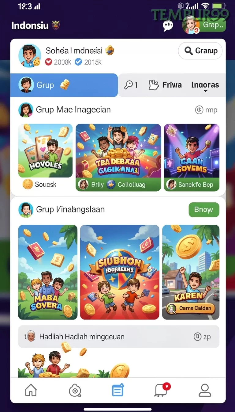 Cuplikan layar NIMMAT777 — aktivitas