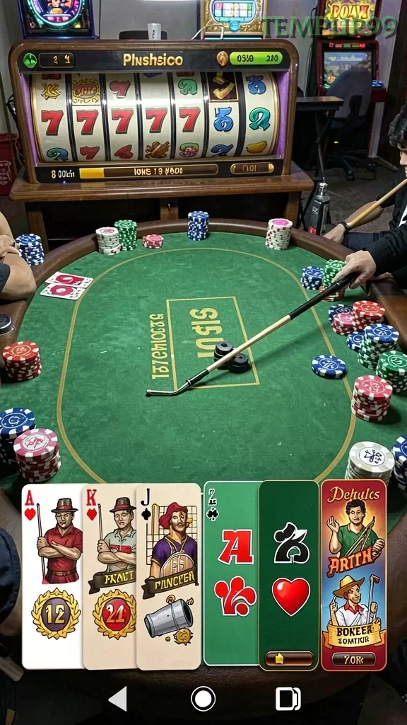 Cuplikan layar KERISTOTO77 — menu navigasi